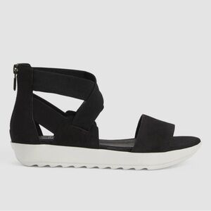 Eileen Fisher Kash Tumbled Nubuck Leather Sneaker Sandal
